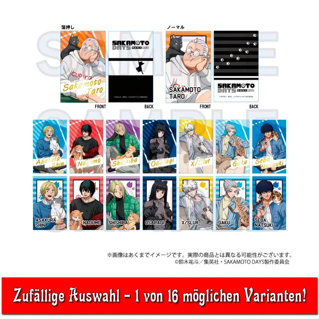 sakamoto-days-sammelkarte-playing-with-cats-blindbag image 1