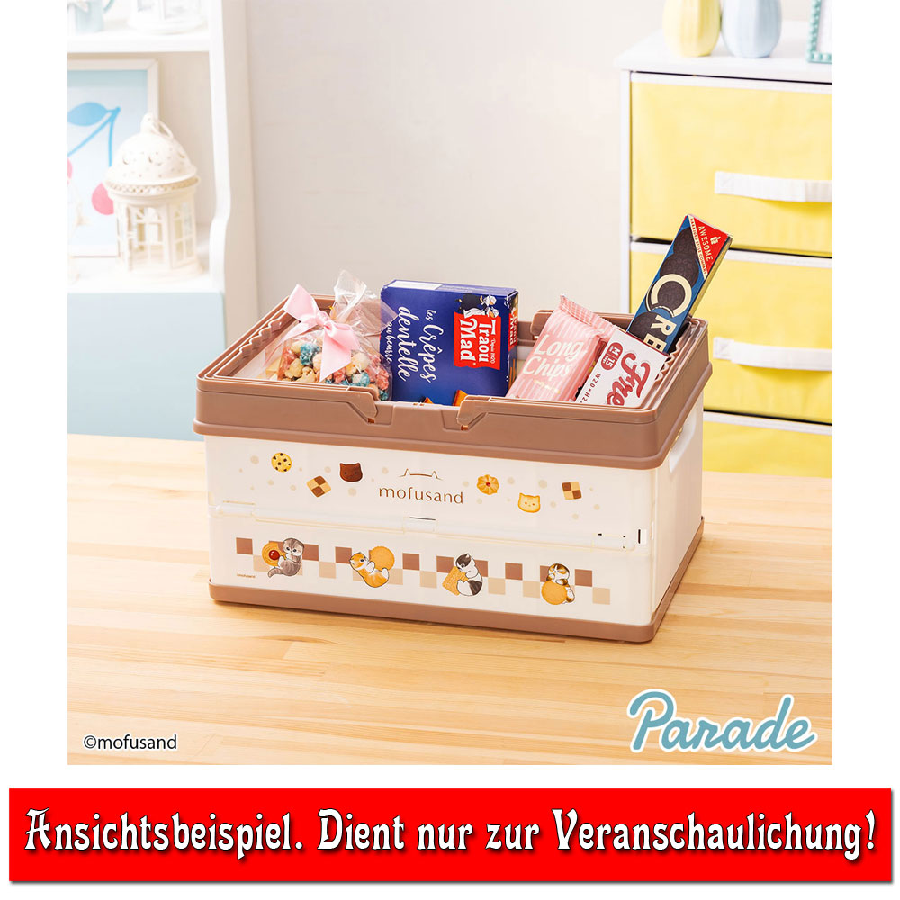 mofusand-faltbare-aufbewahrungsbox-klappbox-cookies-38-5cm image 2
