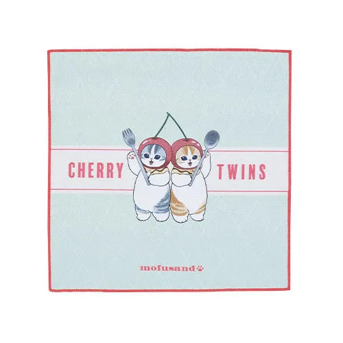 mofusand-cherry-twins-handtuch-fruit-parlor-30-cm image 1