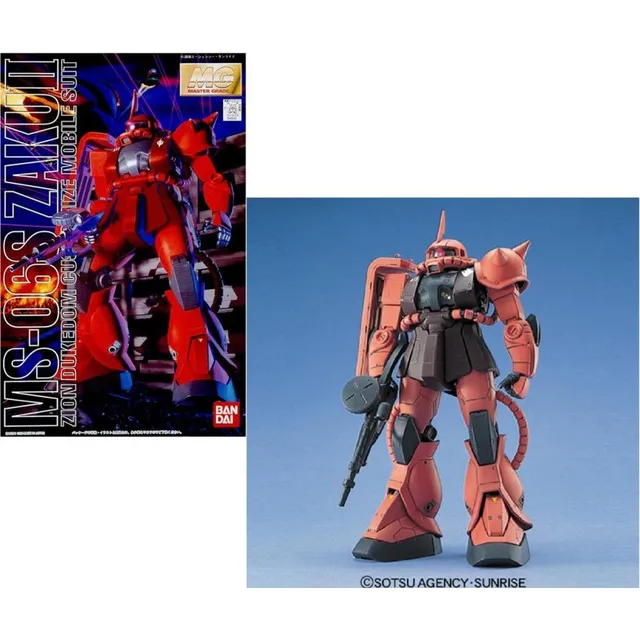 bandai-gundam-mg-1-100-ms-06s-char-s-zaku-ii-gunpla image 1