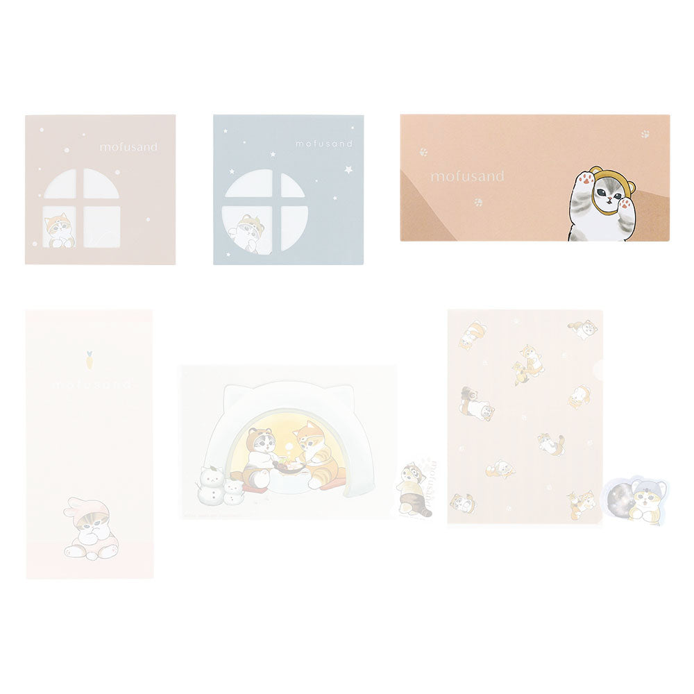 mofusand-warm-weather-g-prize-memo-block-c-17x8-cm image 1