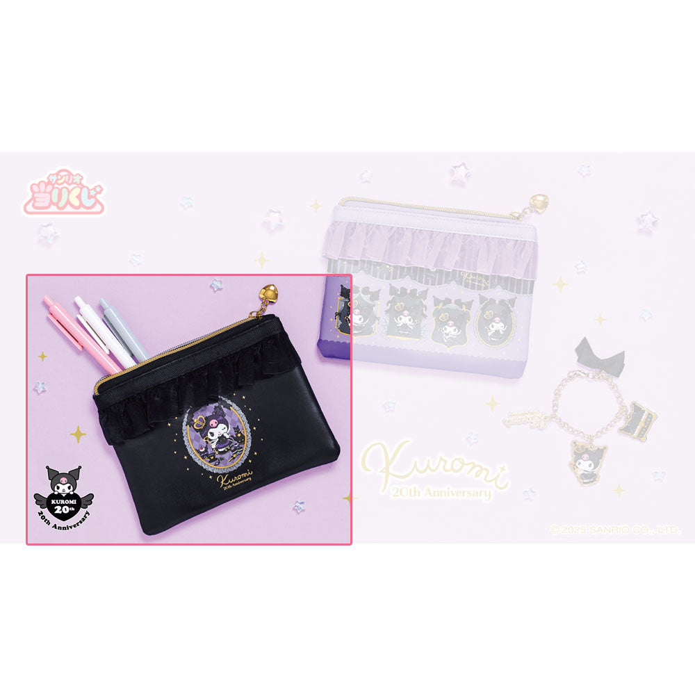 sanrio-kuromi-20th-anniversary-etui-kunstleder-18x14-cm image 1