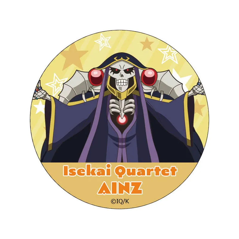 kameco-isekai-quartet-ainz-button-5-4-cm-wei-blech-overlord image 1