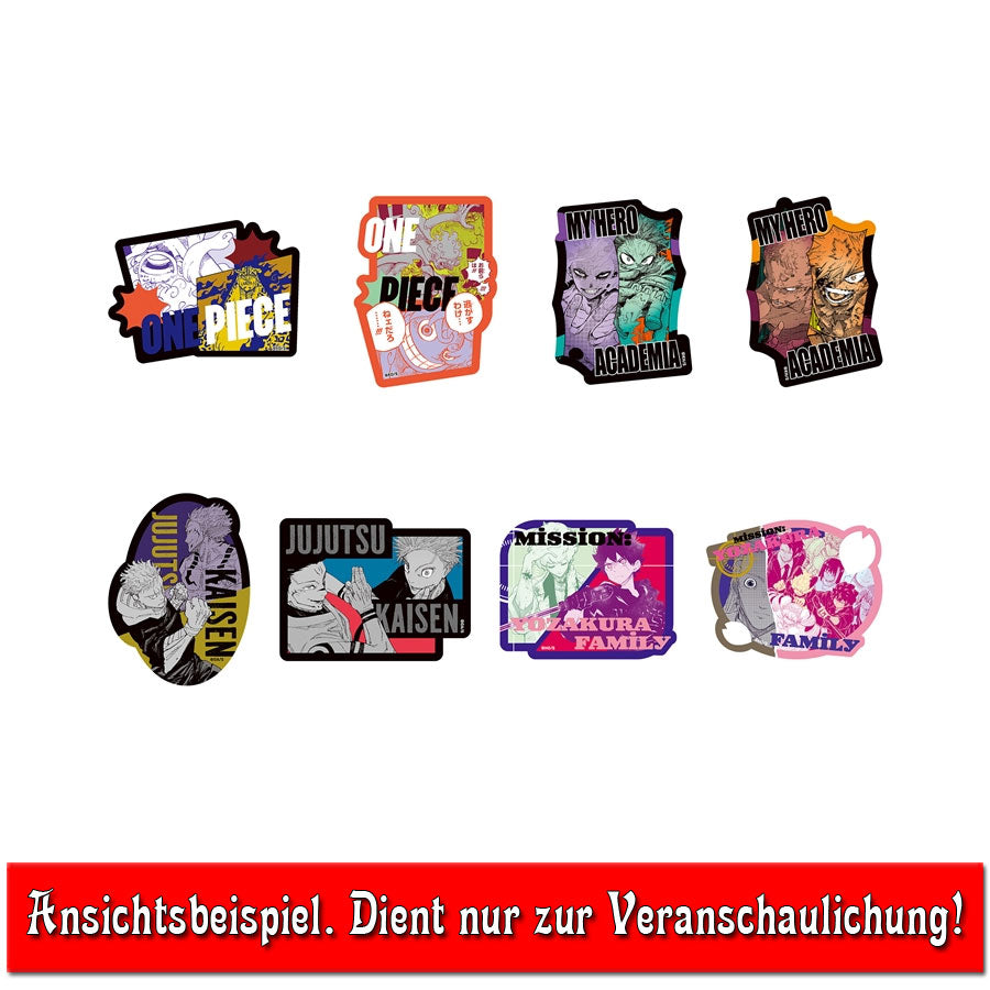 kameco-weekly-shonen-jump-hero-vs-villain-sticker-blindbag-2er image 2
