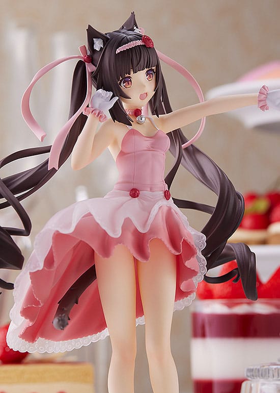kameco-nekopara-chocola-cocktail-dress-pop-up-parade-statue-17cm image 6