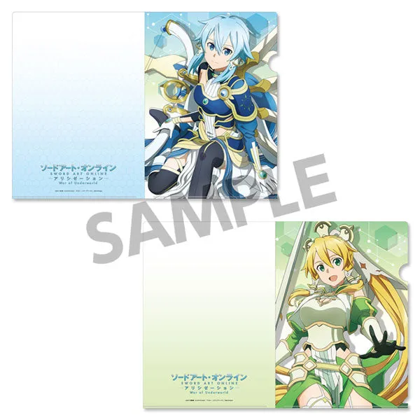 kameco-sao-clearfile-set-sinon-leafa-vol-9-a4 image 1