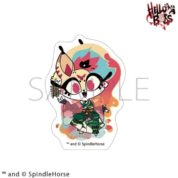 helluva-boss-queen-bee-sticker-japanese-outfit-6-3-cm image 1