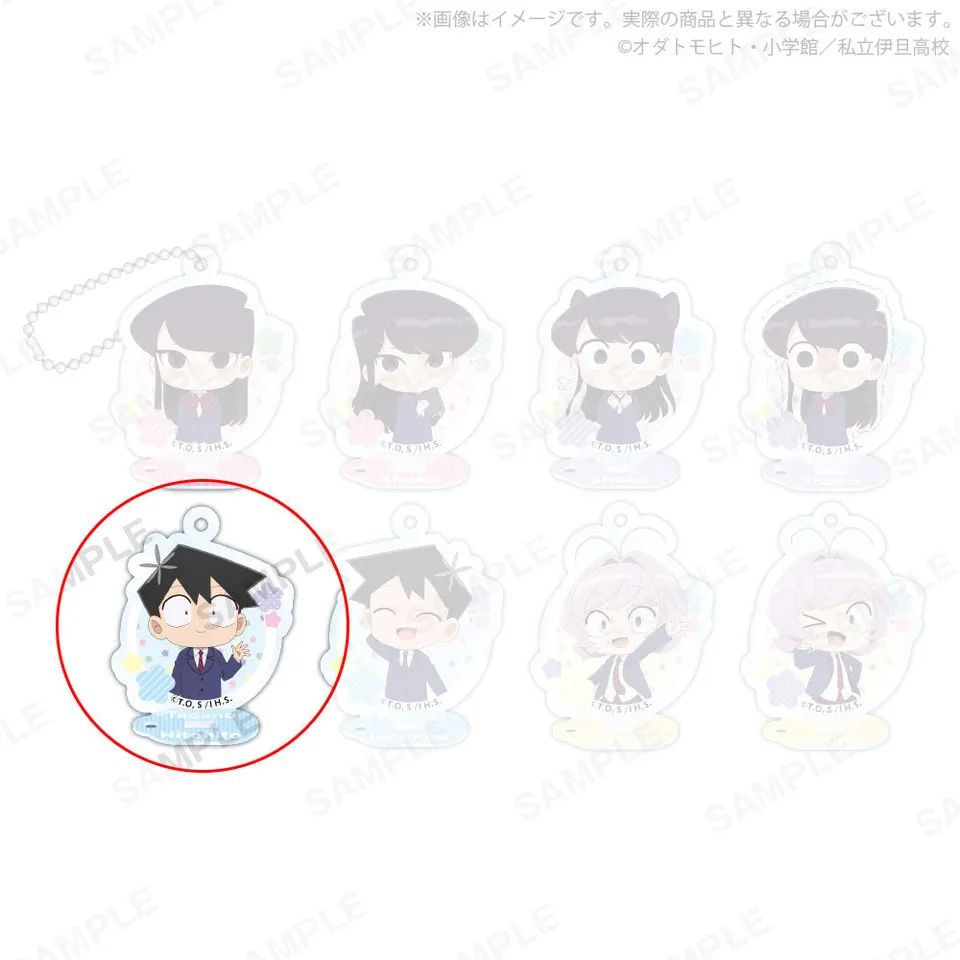komi-can-t-communicate-hitohito-aufsteller-5-cm-anh-nger image 1