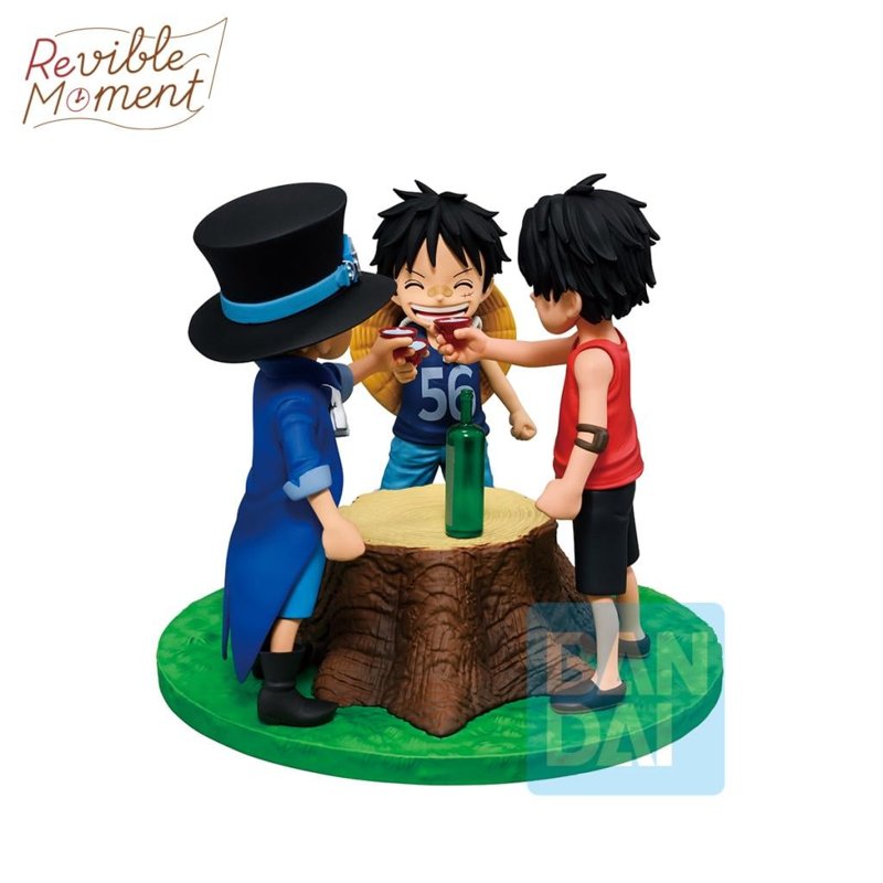 banpresto-one-piece-dramatic-memories-ace-sabo-luffy-figuren image 1