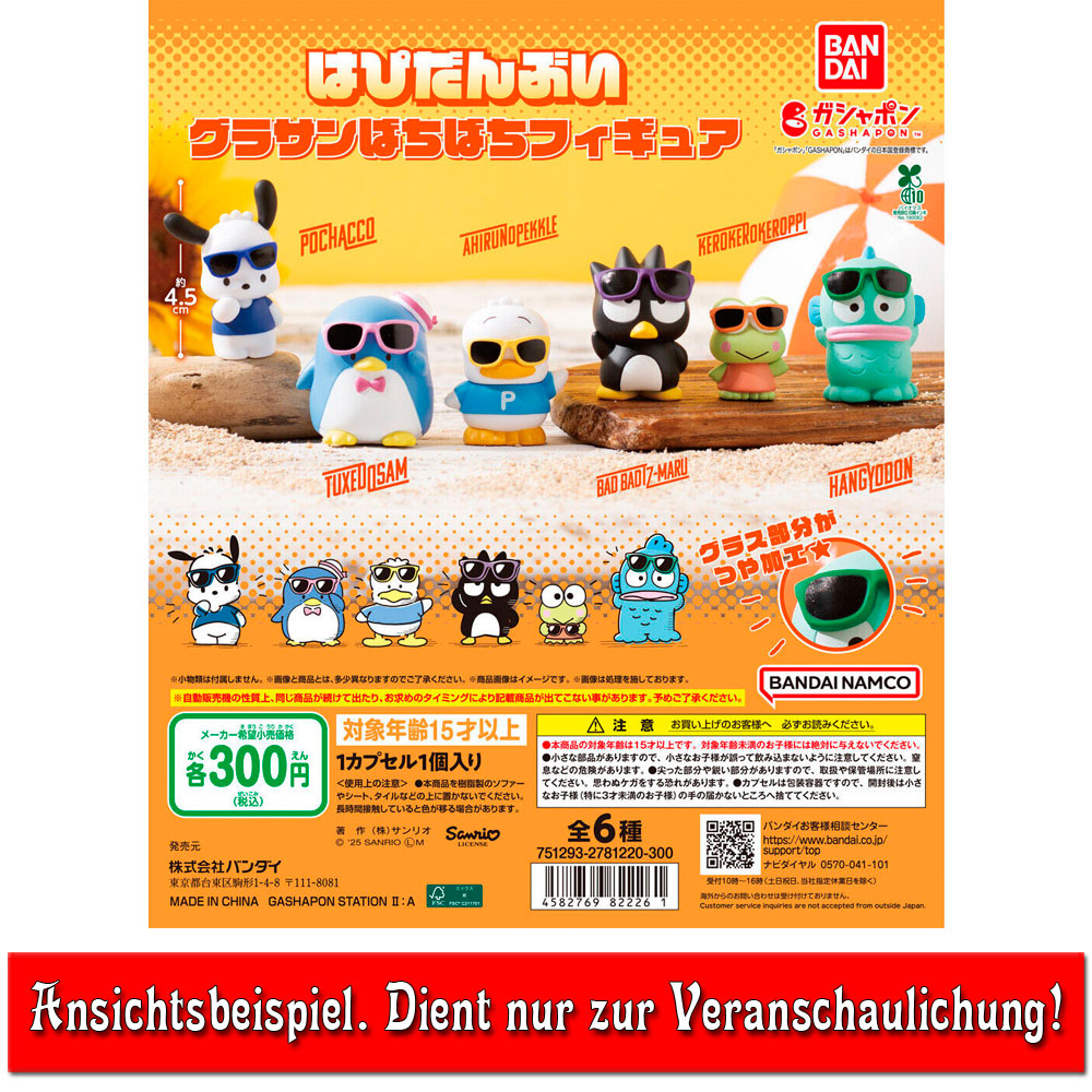 kameco-sanrio-badtz-maru-figur-hapidanbui-gashapon-4-5-cm image 2