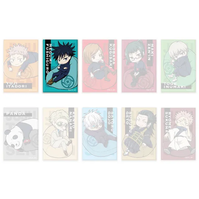 kameco-button-jujutsu-kaisen-megumi-yurutto-cushion-8cm image 1