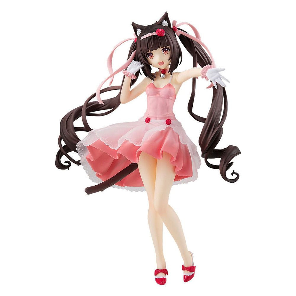 kameco-nekopara-chocola-cocktail-dress-pop-up-parade-statue-17cm image 1