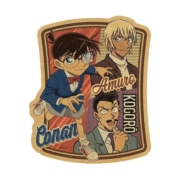 kameco-detective-conan-travel-sticker-conan-amuro-kogoro image 1