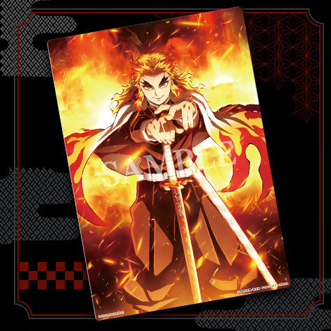 demon-slayer-rengoku-visual-clearposter-mugen-train-a5 image 1