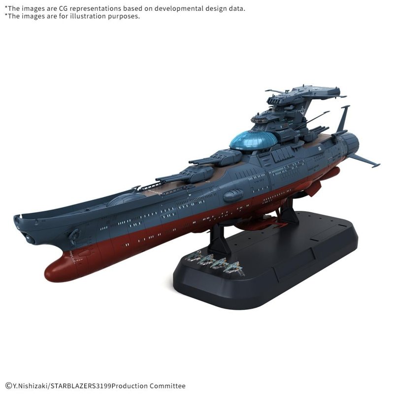 bandai-star-blazers-3199-bby-03-ginga-modellbausatz-1-1000-schiff image 1