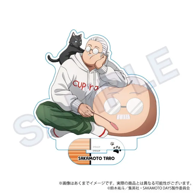 kameco-sakamoto-days-taro-aufsteller-playing-with-cats-11-5-cm image 1