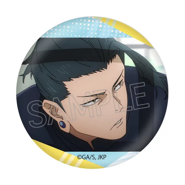kameco-jujutsu-kaisen-buttons-geto-hundred-faces-b-5-6-cm image 1