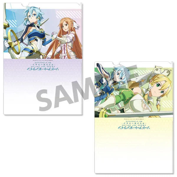 sword-art-online-clearfile-set-vol-8-a4-sinon-leafa-asuna image 1