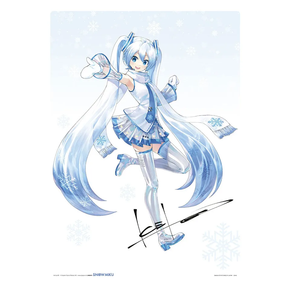 snow-miku-illustration-board-a3-artboard-pappe-miku image 1