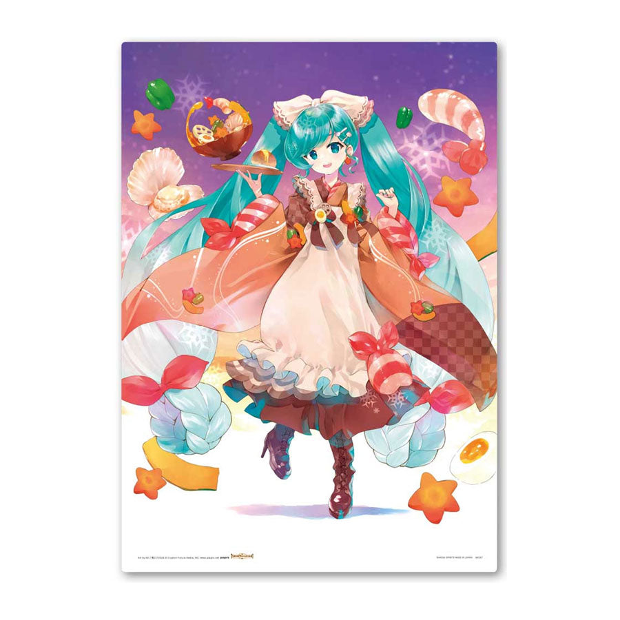 kameco-snow-miku-2024-illustration-board-poster-din-a3 image 1