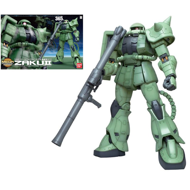 bandai-gundam-mega-size-1-48-ms-06f-zaku-ii-gunpla image 2