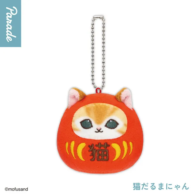 mofusand-daruma-pl-schanh-nger-rot-6-5-cm-polyester image 1