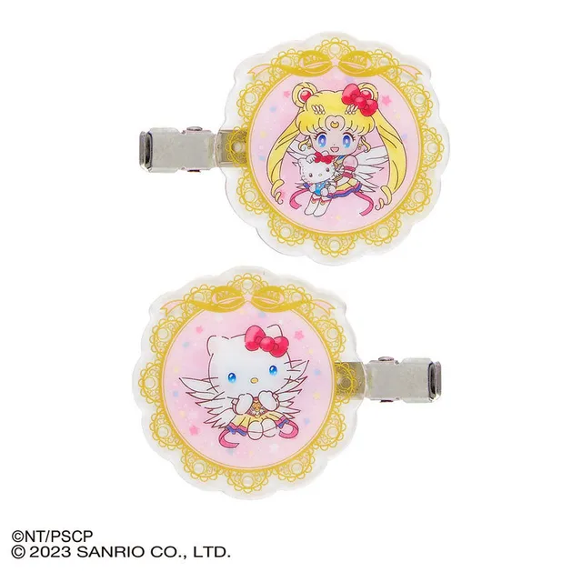 sailor-moon-x-sanrio-characters-haarclip-eternal-sailor-moon-hello-kitty image 1