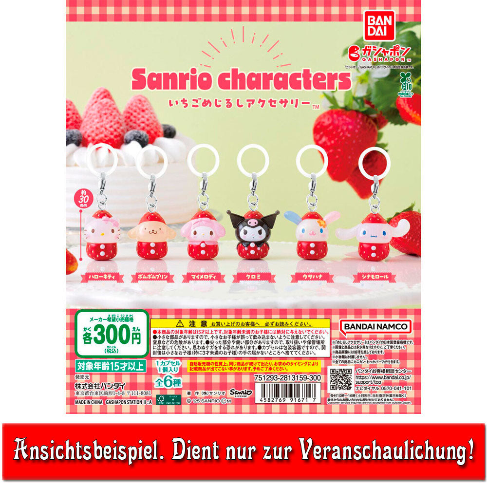 sanrio-usahana-anh-nger-strawberry-mejirushi-3-cm image 2