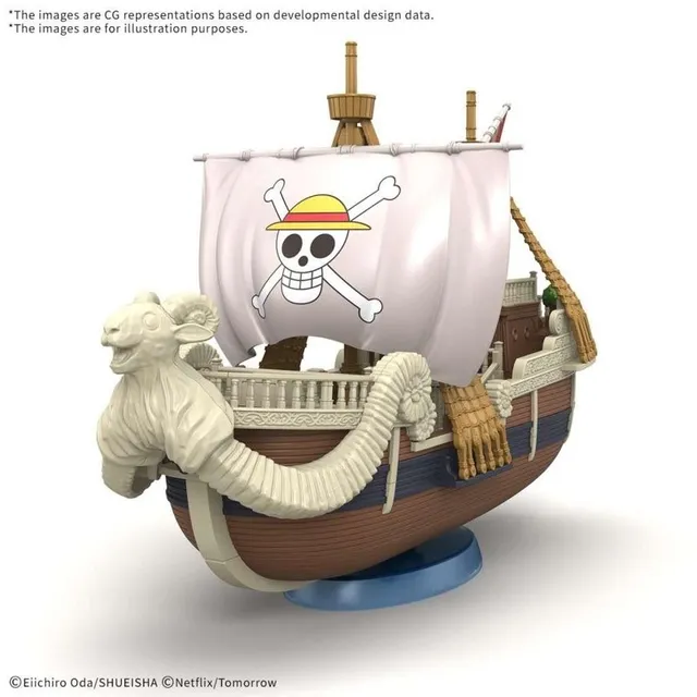 bandai-one-piece-hg-grand-ship-collection-going-merry-modell-netflix image 1