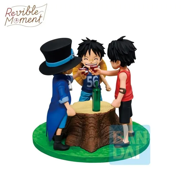banpresto-one-piece-dramatic-memories-ace-sabo-luffy-figuren image 1