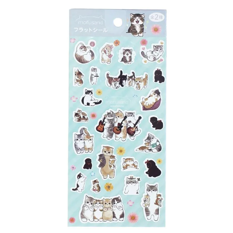kameco-mofusand-stickerbogen-b-katzen-aufkleber-20x9-cm image 1