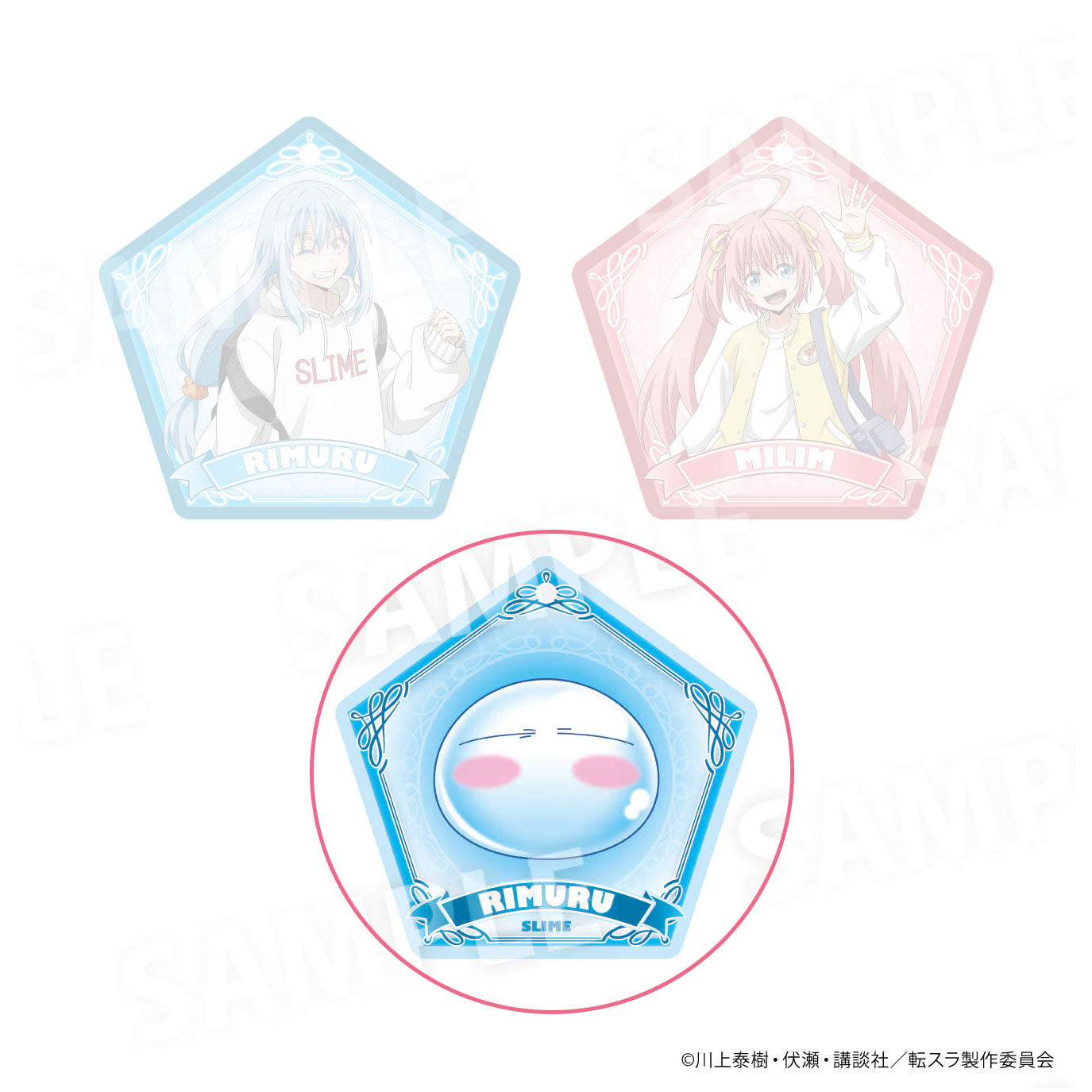 slime-lufterfrischer-rimuru-doppelpack-papier-10-cm image 1