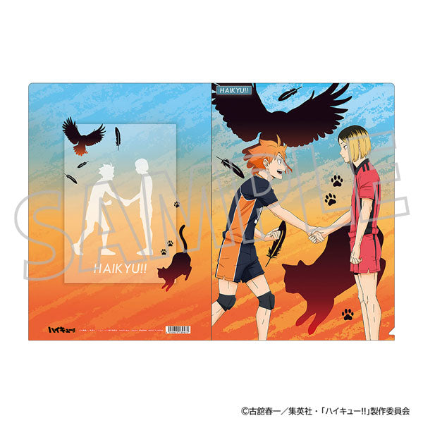 kameco-haikyuu-the-movie-clearfile-shoyo-kenma-din-a4 image 1