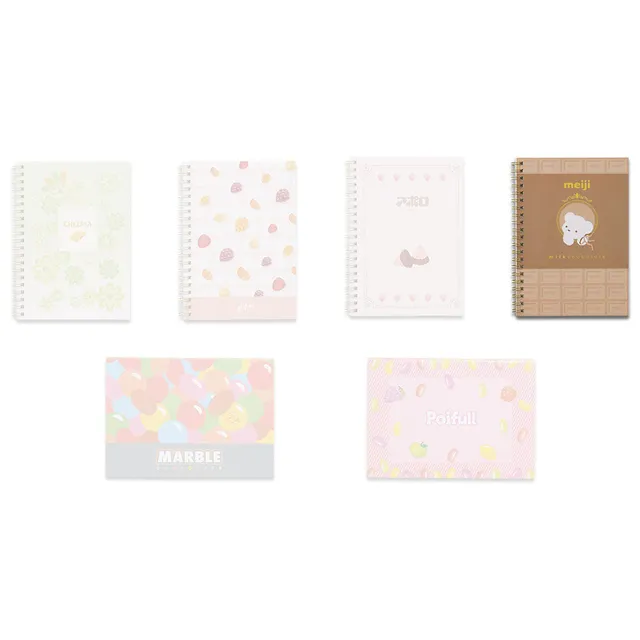 kameco-meiji-milk-chocolate-notizbuch-b6-my-sweet-taste-kuji image 1