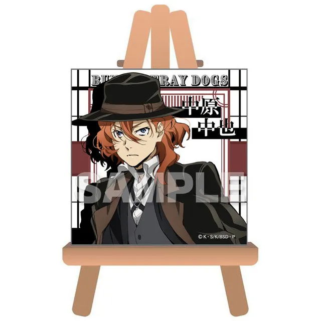 kameco-aufsteller-bungo-stray-dogs-chuya-mini-staffelei-12cm image 1