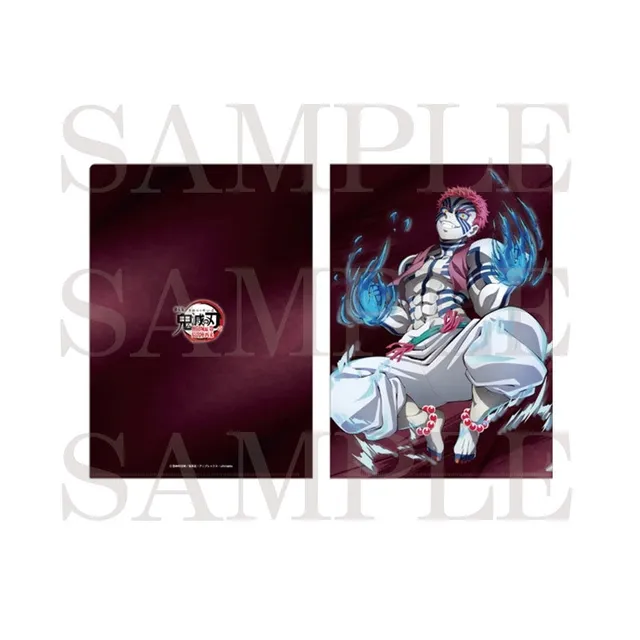 demon-slayer-akaza-clearfile-infinity-castle-metallic-din-a4 image 1