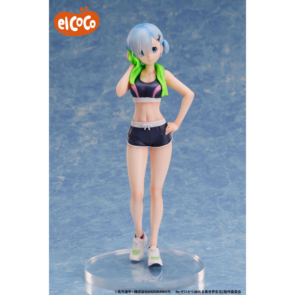 kameco-figur-re-zero-rem-sports-wear-1-7-elcoco-22-4cm image 4