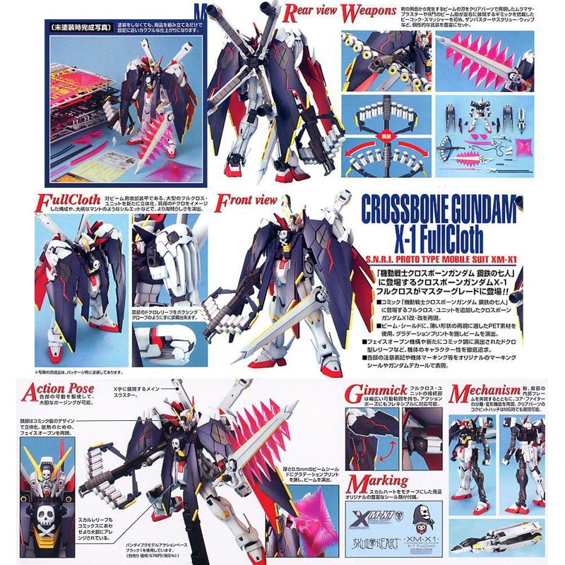 bandai-gundam-mg-1-100-crossbone-full-cloth-modellbausatz image 4