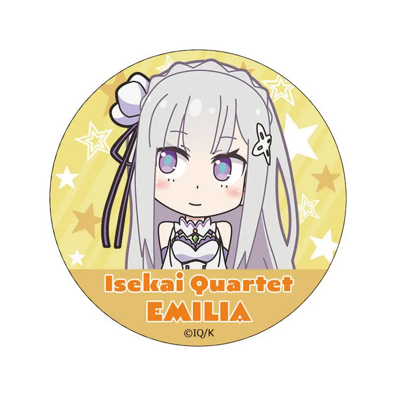 kameco-isekai-quartet-emilia-button-5-4-cm-blechbutton image 1