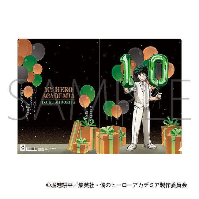 my-hero-academia-izuku-clearfile-10th-anniversary-a4 image 1