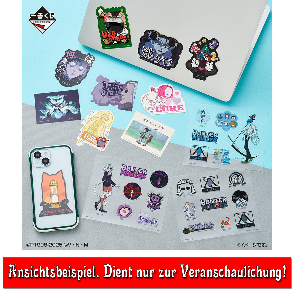 hunter-x-hunter-sticker-set-clean-logo-character-12-st-ck-bogen image 2