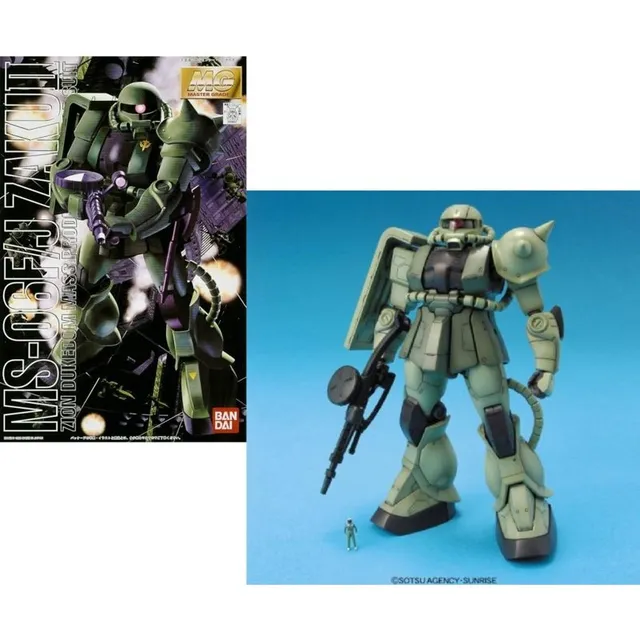 bandai-gundam-mg-1-100-ms-06f-j-zaku-ii-gunpla-modellbausatz image 1