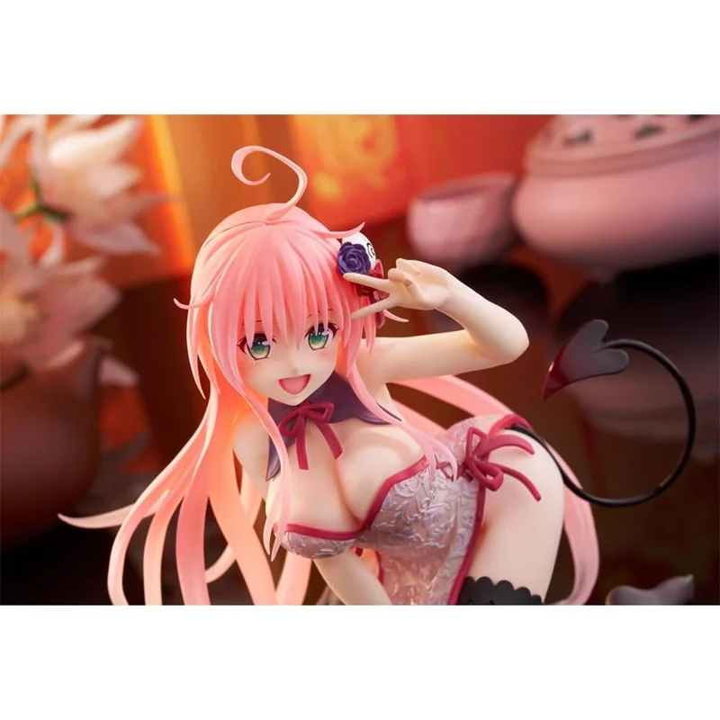 taito-to-love-ru-lala-desktop-cute-lingerie-bianca-figur image 5
