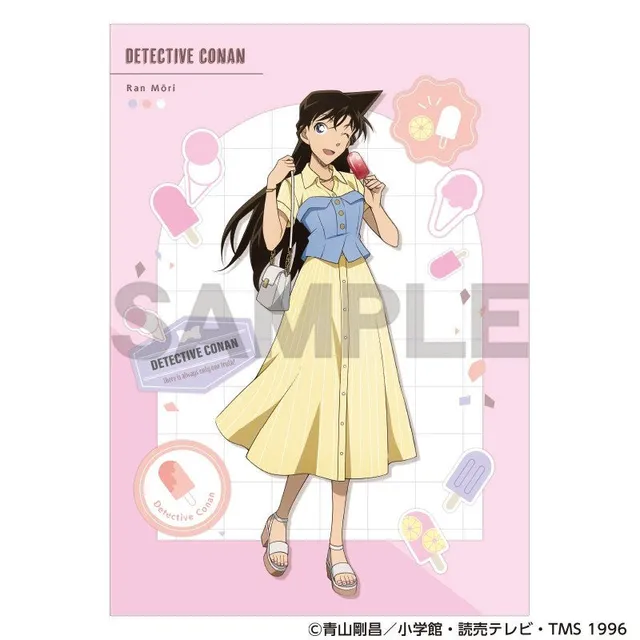 kameco-clearfiles-detective-conan-ran-clearfile-ice-cream-ver-din-a4 image 1