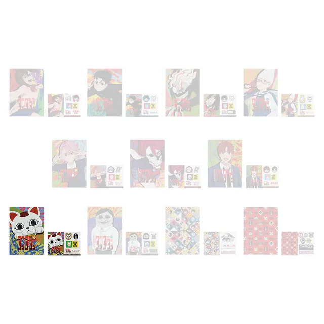dandadan-turbo-granny-clearfile-sticker-a4-kuji-set image 1