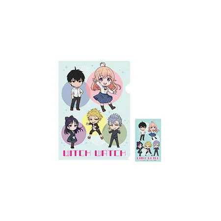 witch-watch-clearfile-b-din-a4-sticker-kuji-set-pp image 1