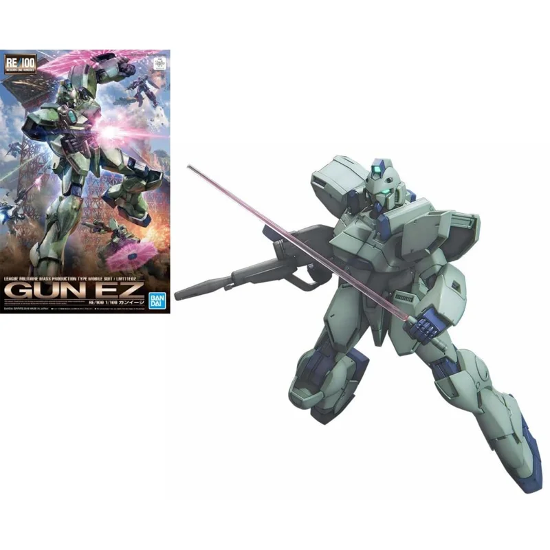 bandai-gundam-re-100-gun-ez-1-100-gunpla-modell image 5