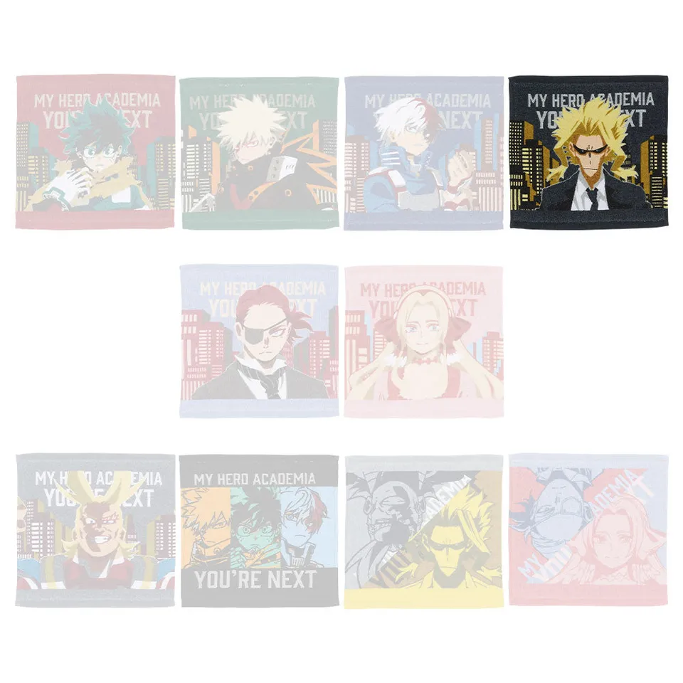 my-hero-academia-all-might-handtuch-25x25-baumwolle image 1
