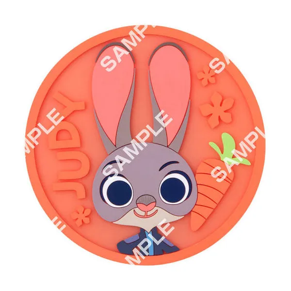disney-zootopia-2-judy-untersetzer-flat-gashapon-10cm image 1
