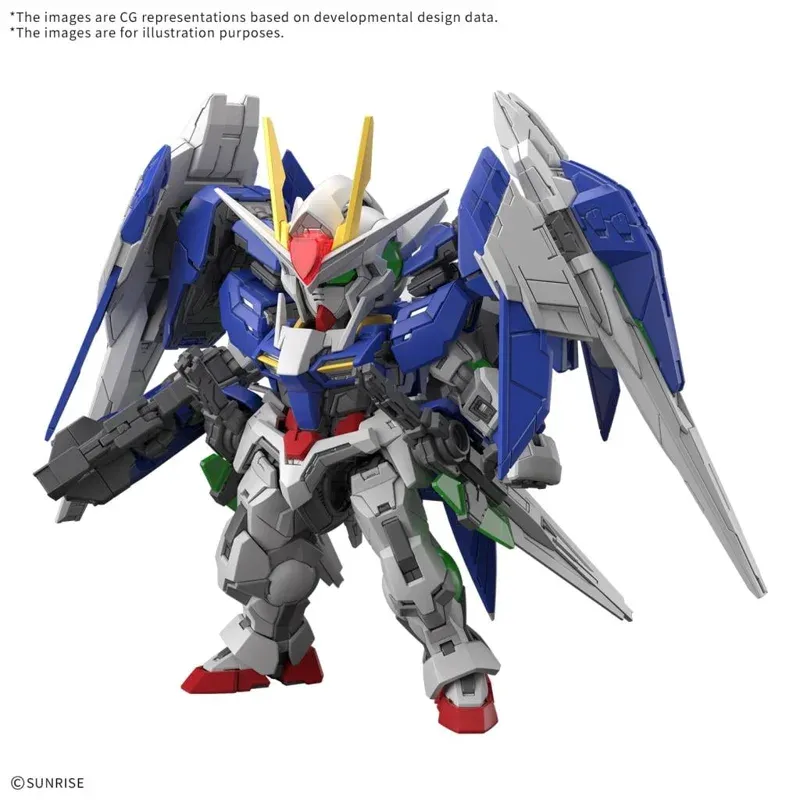 bandai-gundam-mgsd-00-raiser-modellbausatz-master-grade-sd image 1